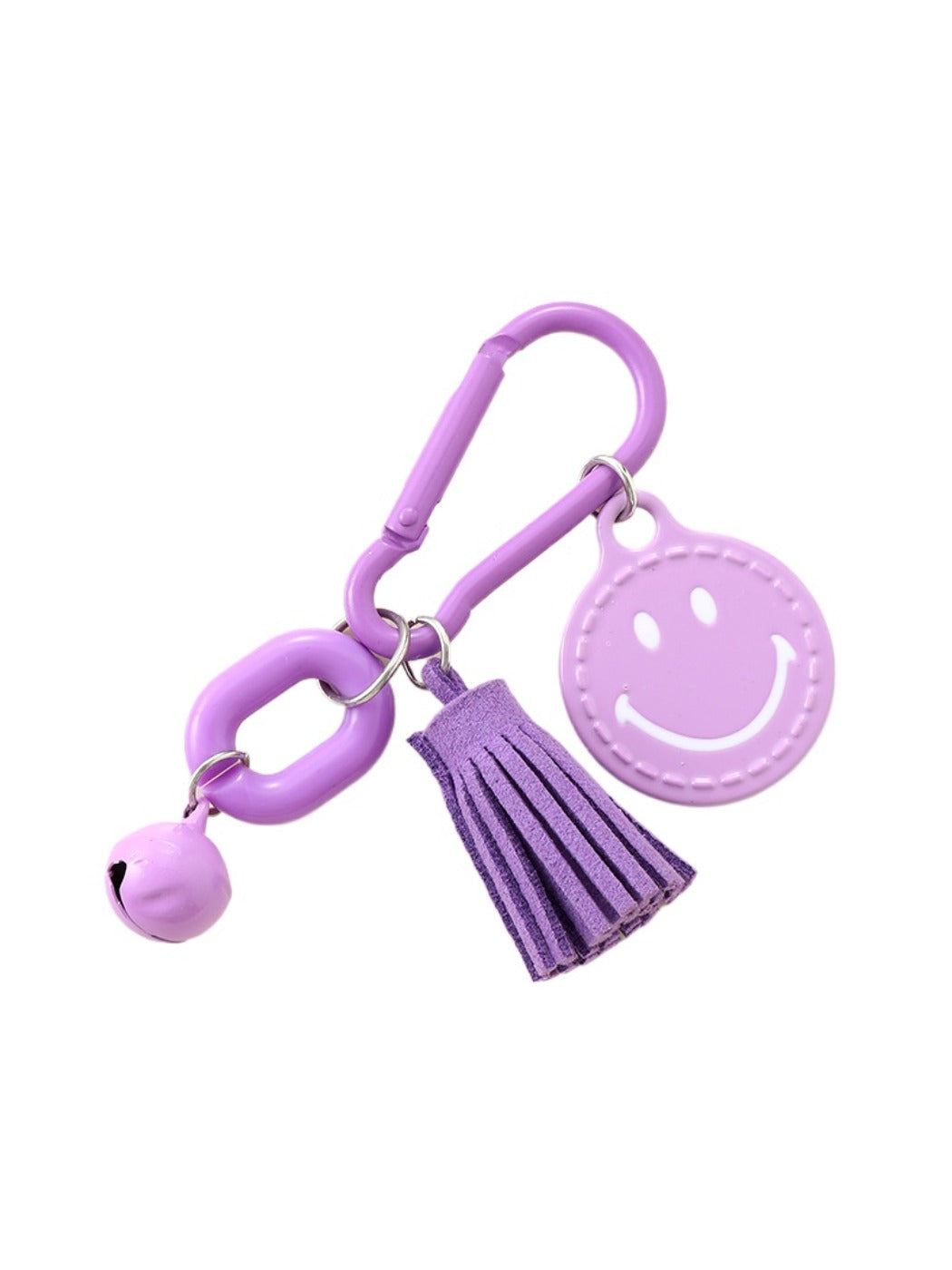 Keypus - Stylish Tassel Smiley Face Keychain
