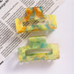 Beau - Colorful Gradient Square Hair Clip