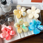 Beau - Floral Gradient Plastic Commuter Updo Claw Clip