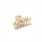 Beau - Oval Acetate Fiber Patterned Hair Claw Clip