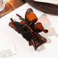 Beau Butterfly-Shaped Claw Clip with butterfly print