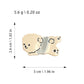 Beau - Cute Cartoon Dog Hair Clips