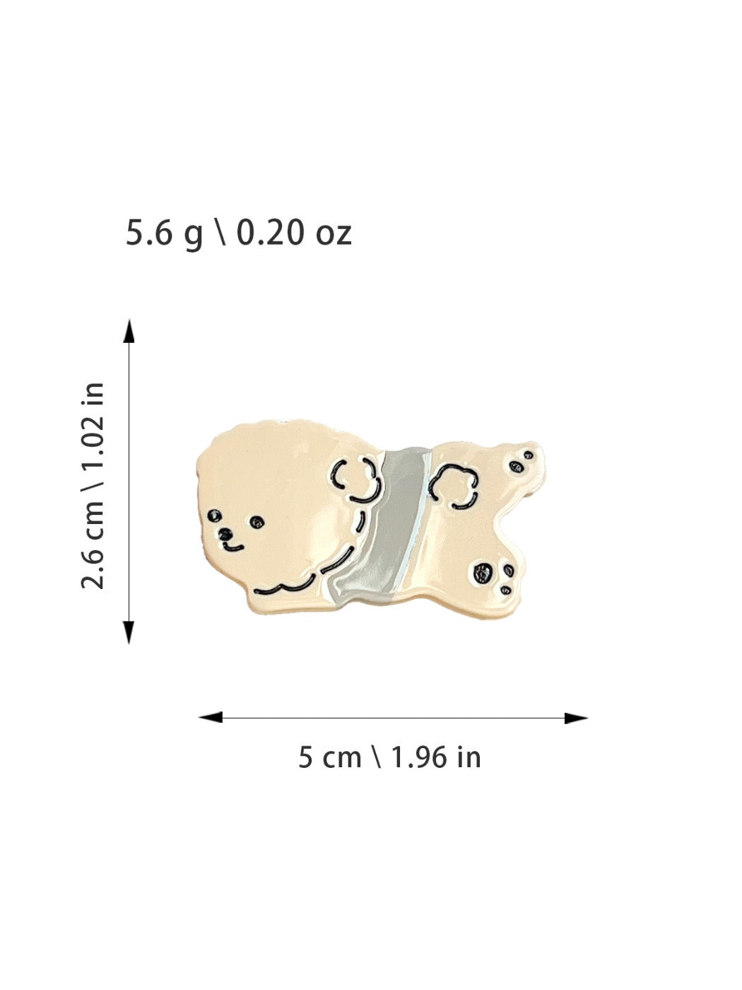 Beau - Cute Cartoon Dog Hair Clips