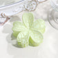 Beau - Textured Plastic Seashell Silhouette Claw Clip