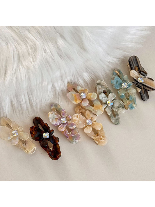 Beau - Sweet Floral Duckbill Side Hair Clip