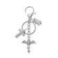 Keypus - Y2K Cross and Wing Pendant Keychain