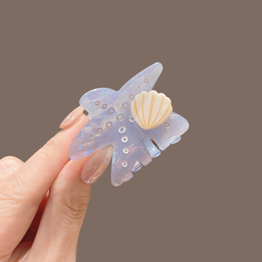 Beau - Sweet Style Star Form PVC Alloy Claw Clip