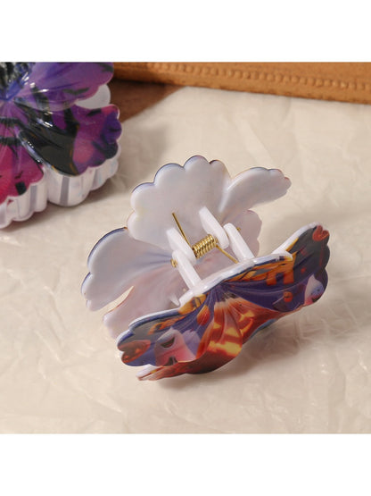 Beau - Halloween Themed Flower Shaped Claw Clip
