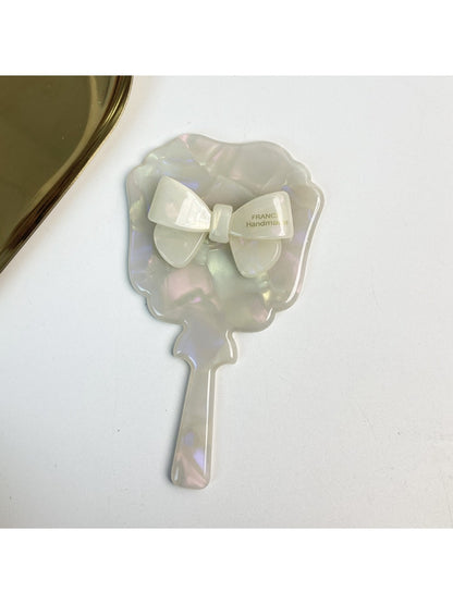 Camerow - Retro Bow Design Comb Mirror