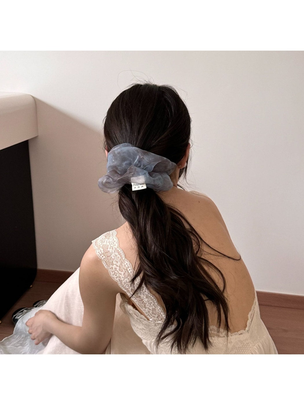 Gifty - High Stretch Mesh Polyester Round Scrunchie