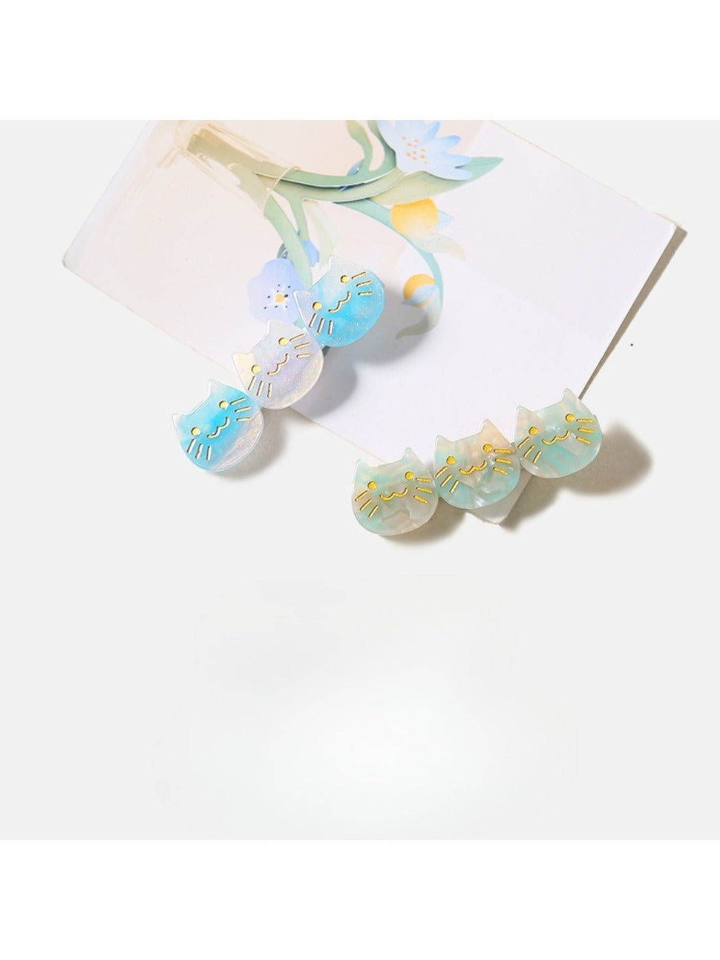 Beau - Colorful Cat Shaped Hair Clips