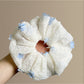 Gifty - Floral Hollow Petal Polyester Scrunchie