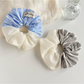 Gifty - Vintage Spliced Stripe Polyester Scrunchie