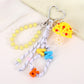 Keypus - Beaded Mushroom-Shaped Keychain