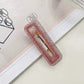 Beau - Glossy Teardrop Shaped Openwork Hair Clip