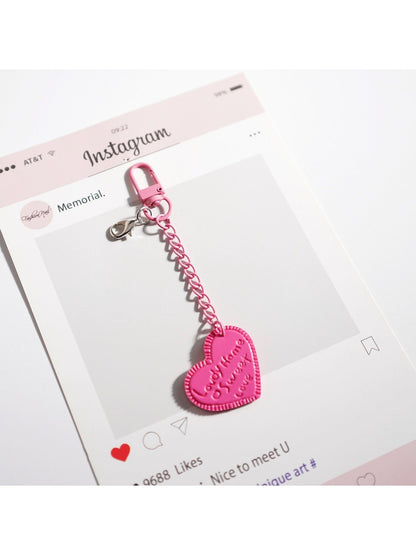 Back view of Keypus cute cartoon bag charm keychain