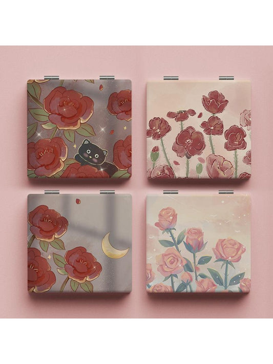 Mirroray - Rose Illustration Vanity Mirror