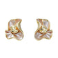 Earedge - Fashionable Floral Stud Earrings