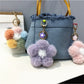 Keypus - Colorful Plush Flower Bag Charm Keychain
