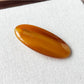 Beau Sweet Oval Acetate Hair Clip clipped in blonde hair