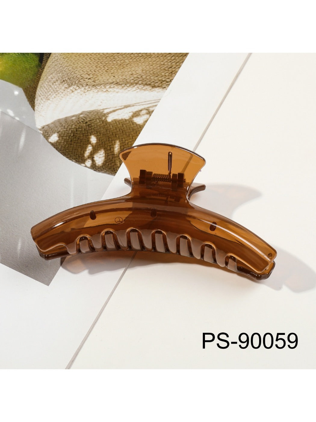 Beau - Straight-Shaped Jelly-Colored Hair Clip