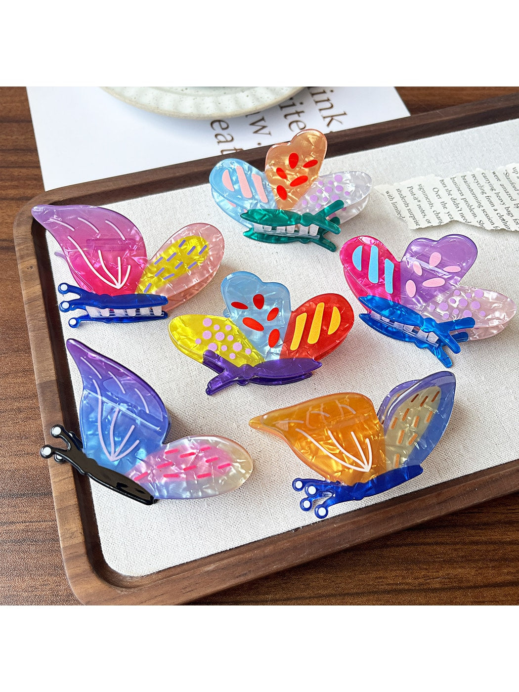 Beau - Decorative Butterfly Shape Fashion Claw Clip