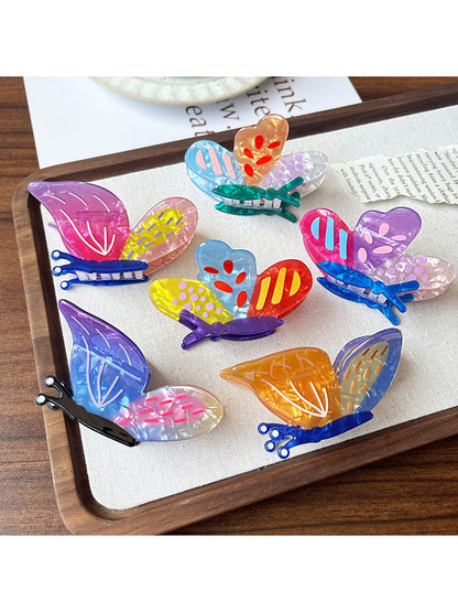 Beau - Decorative Butterfly Shape Fashion Claw Clip