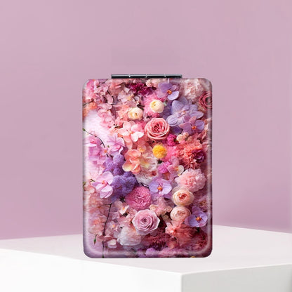 Mirroray - Gradient Floral Compact Travel Makeup Mirror