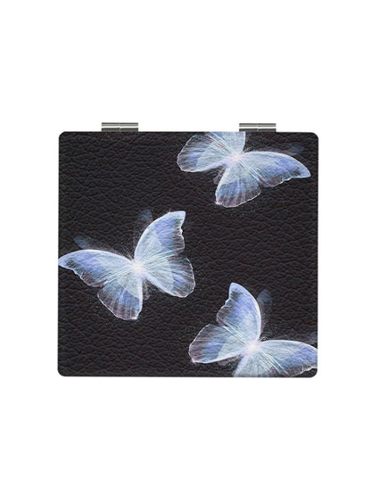 Mirroray - Butterfly Print Foldable Compact Makeup Mirror