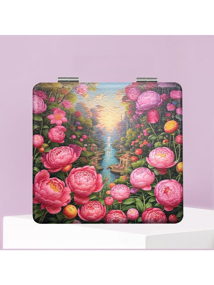 Mirroray - Lightweight Flower Pattern Makeup Mirror