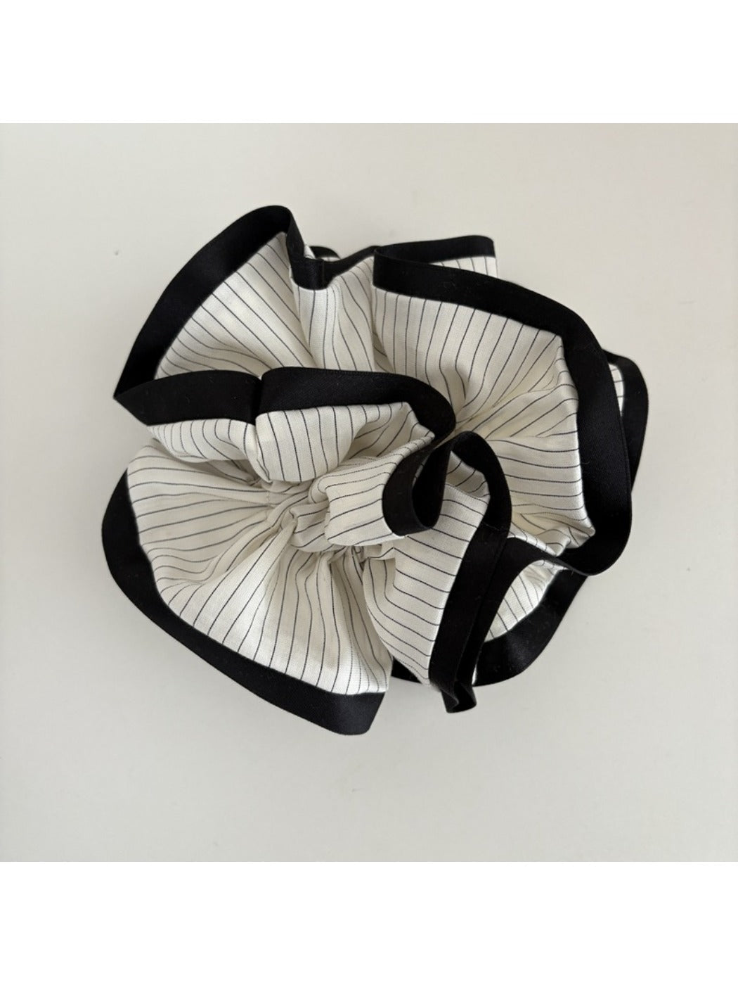 Gifty Neat Silky Zesty Scrunchie displayed flat to show full circular shape