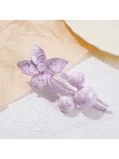 Beau - Colorful Flower Shaped Hair Clip