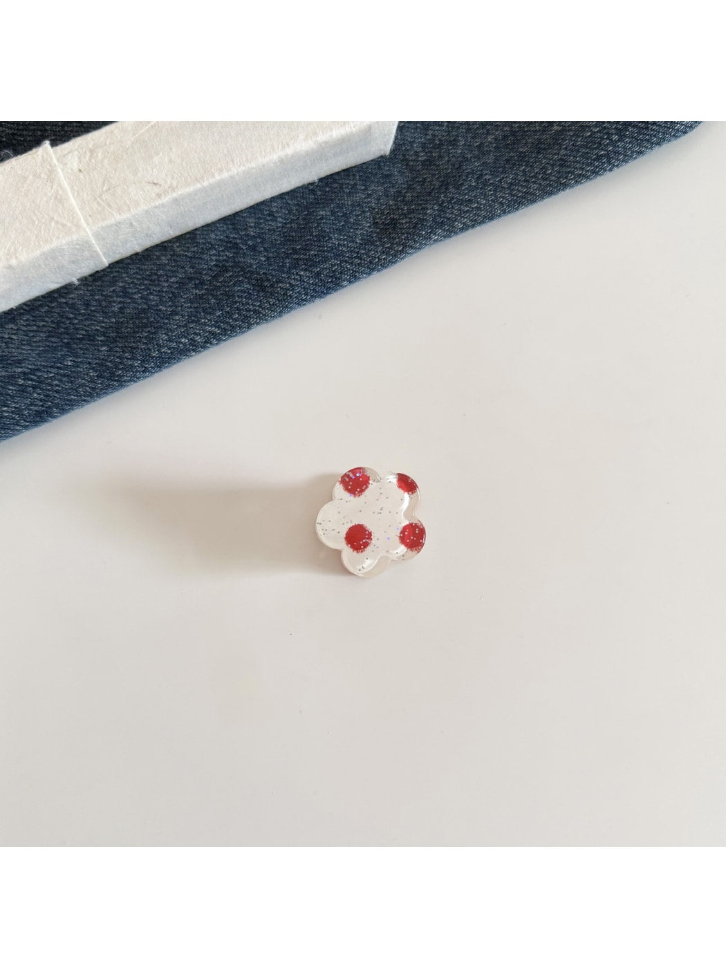 Beau - Floral Plaid and Polka Dot Mini Claw Clip