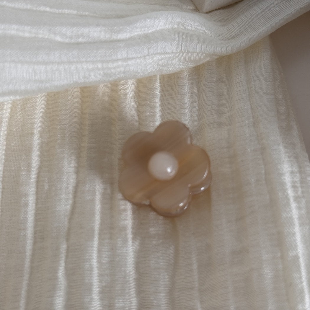 Beau - Acetate Flower Side Hair Claw Clip