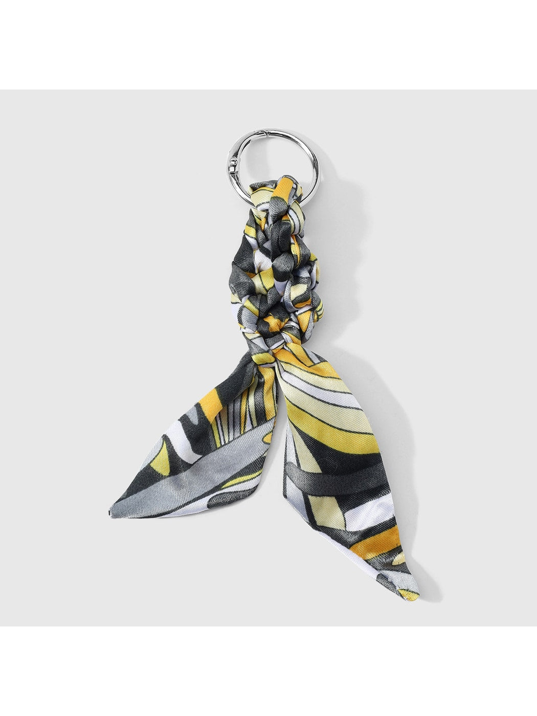 Keypus - Y2K Twisted Scarf Detail Alloy Keychain Bag Charm