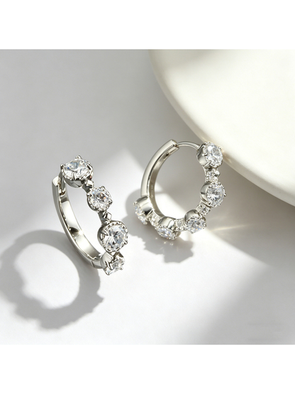 Earedge - Commuter Style Double Circle Earrings