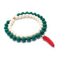 Nozari - Layered Chili Pepper Beaded Pendant Necklace