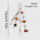 Keypus - Vintage Style Leaf and Beaded Keychain