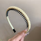 Close-up of stitching detail on Gifty solid color headband
