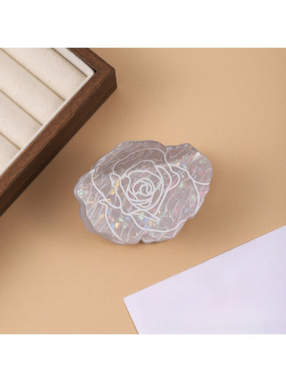 Beau - Elegant Rose Patterned Hair Claw Clip