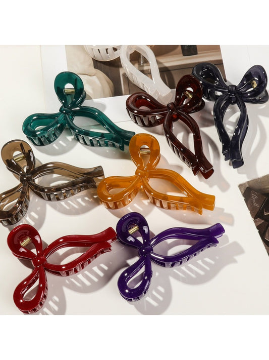 Beau - Large Hollow Out Bow Style Claw Clip