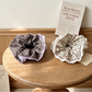 Gifty - Floral Lace Trim Large Hair Scrunchie