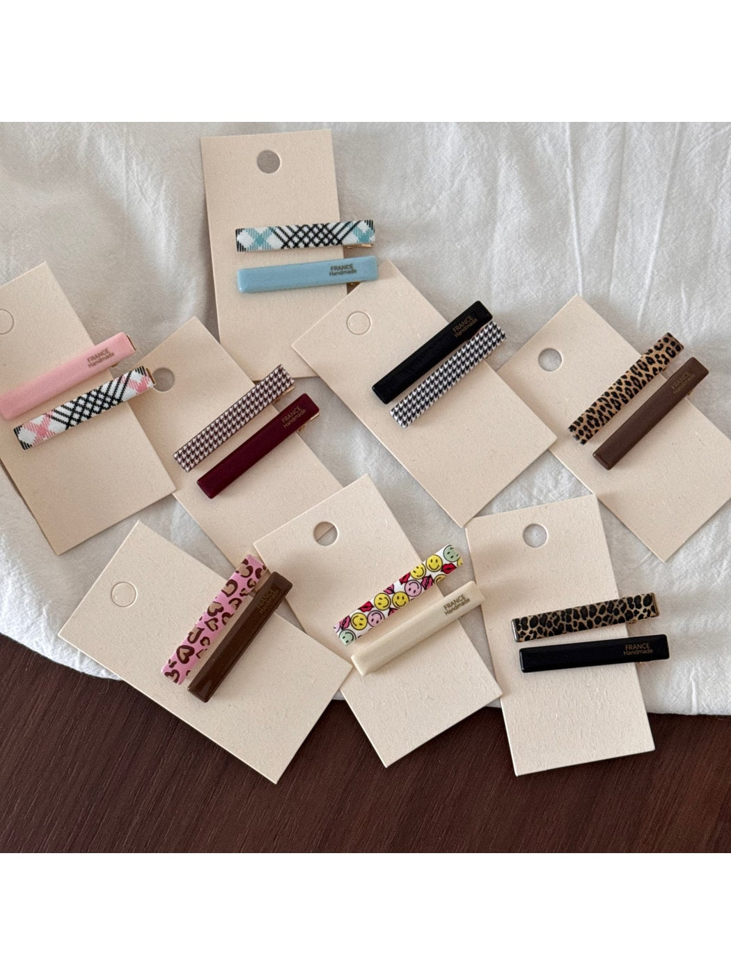 Beau - Sweet Style Printed Barrette Hair Clip