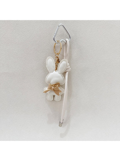 Keychain featuring a cute little bunny with floppy ears