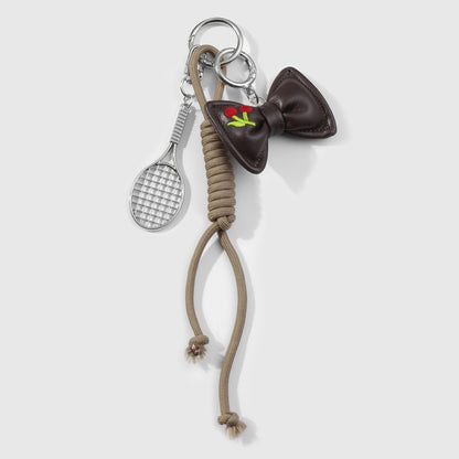 Keypus - Sweet Cherry Accent Bow Keychain
