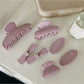 Beau - Pink Polka Dot Hair Claw Clip