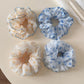 Gifty - Floral Double Layer Ruffle Scrunchie