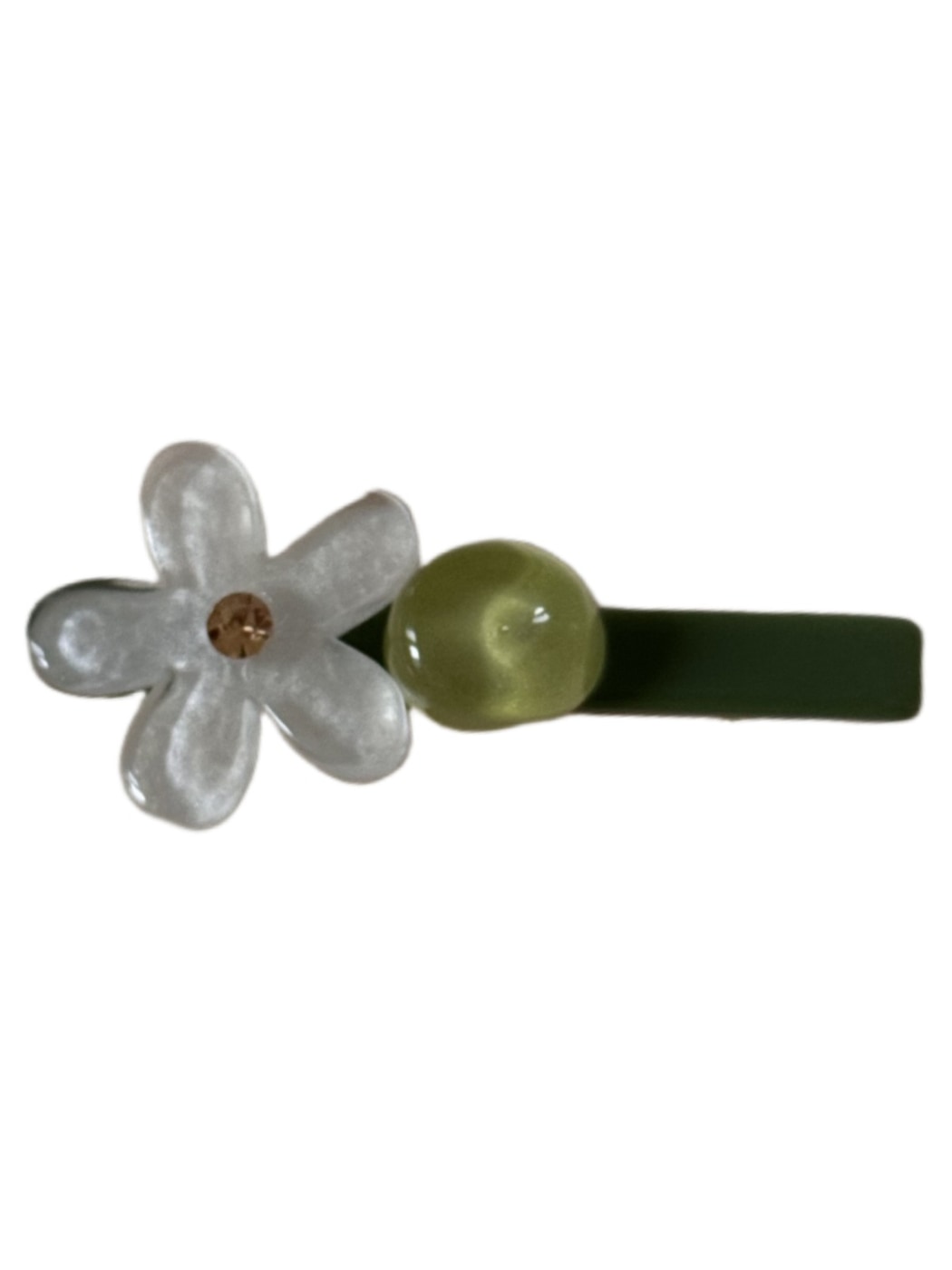 Beau - Irregular Floral Side Styling Plastic Hair Clip