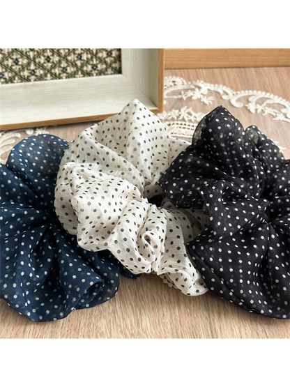 Gifty - Polka Dot High Stretch Scrunchie