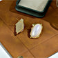 Earedge - Oval Earrings With Iridescent Finish